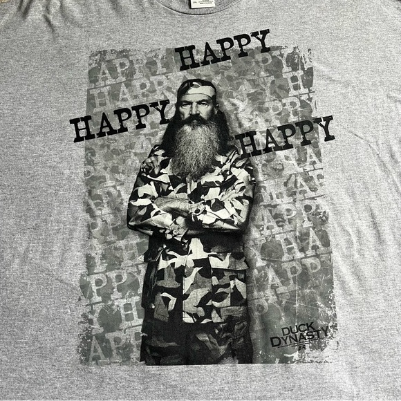GILDAN 2XL men’s gray Duck Dynasty short sleeve Tshirt - Picture 4 of 5